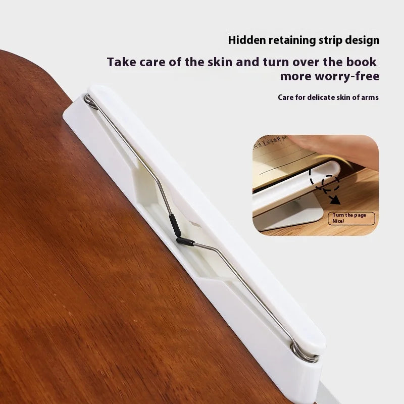 Solid Wood Reading Rack Adjustable Rotating Desktop Stand for Students and Kids Oak Book Holder Book Reading Stand Laptop stand