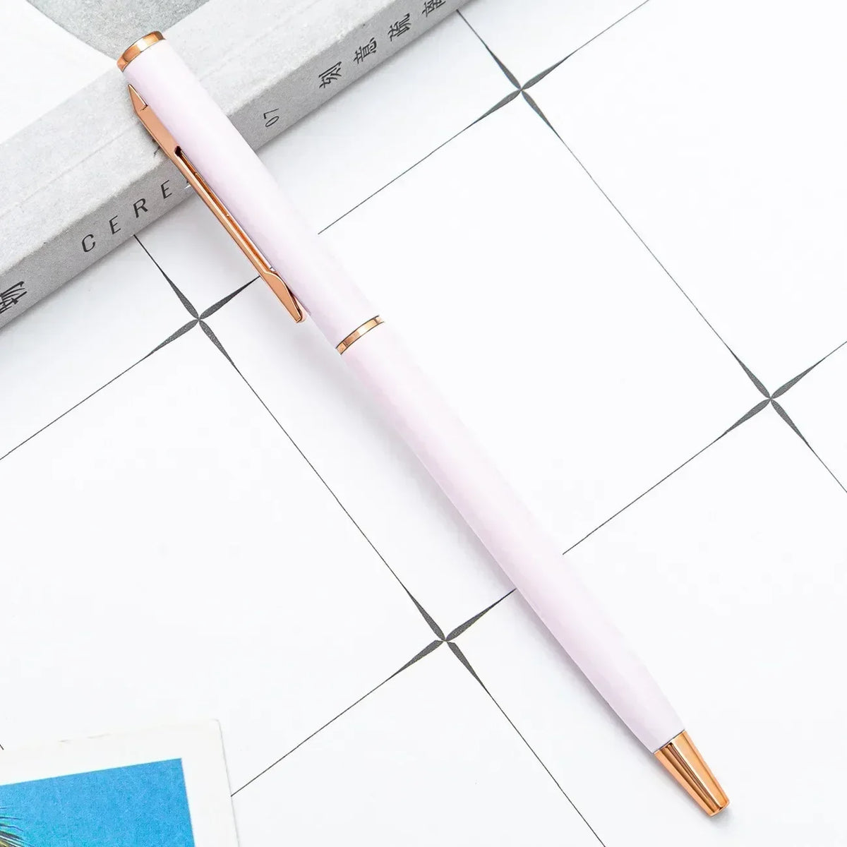 100pcs Metal Ballpoint Pens Customized Logo Gift Pens & School and Office Supplies & Exhibition Gifts & Laser Engraving