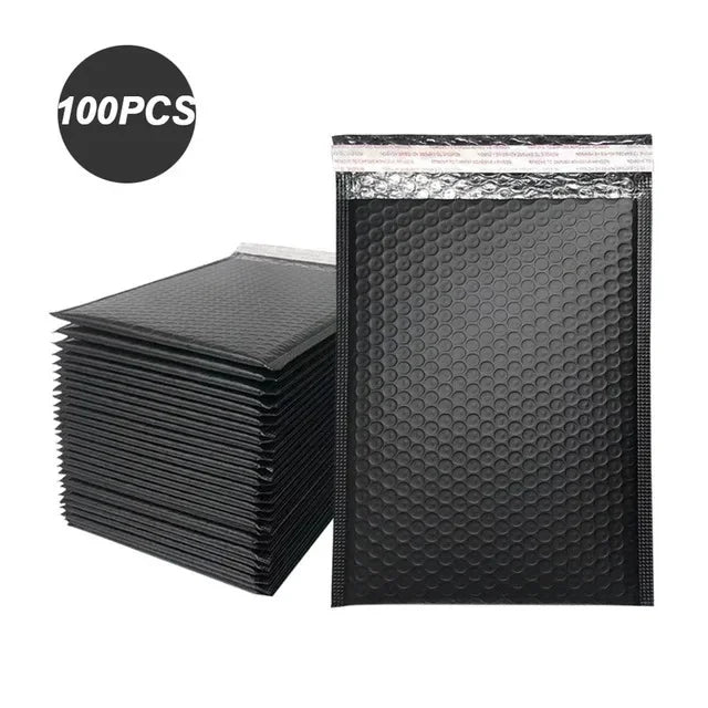 100PCS Shipping Packaging Supplies Multicolor Packing Bag Bags Small Business Bubble Envelope Mailing Office School