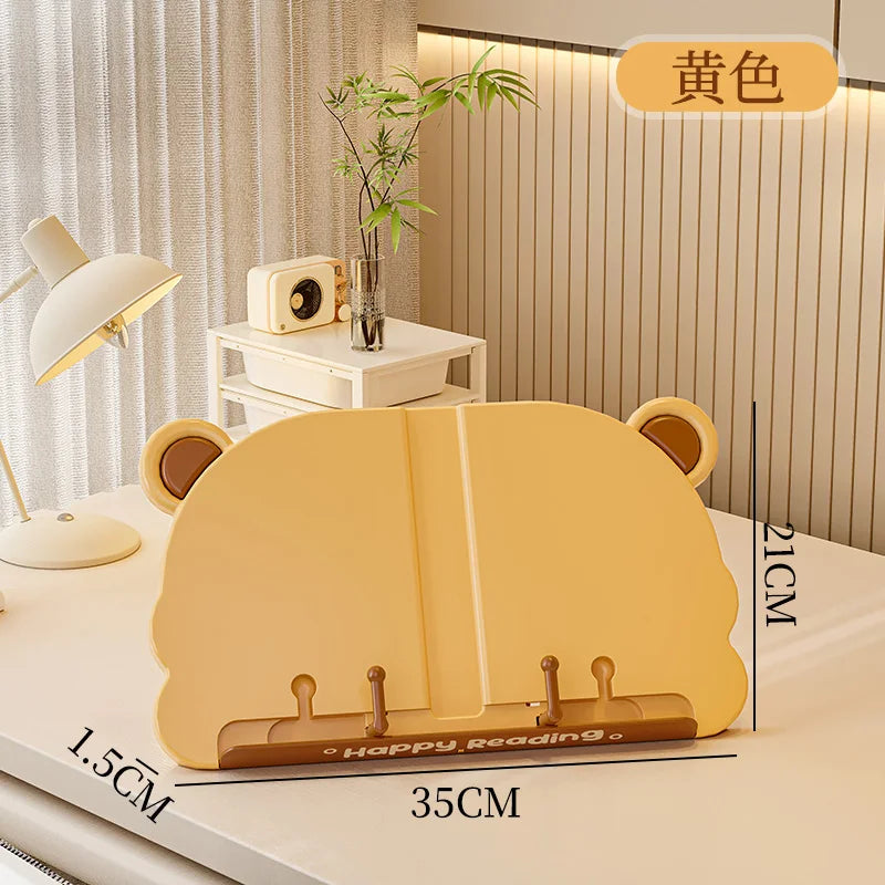 Adjustable Reading Stand for Kids Portable Bookends Desktop Reading Rack Multifunction Holder For Music Score Recipe Tablet