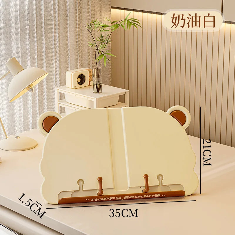 Adjustable Reading Stand for Kids Portable Bookends Desktop Reading Rack Multifunction Holder For Music Score Recipe Tablet