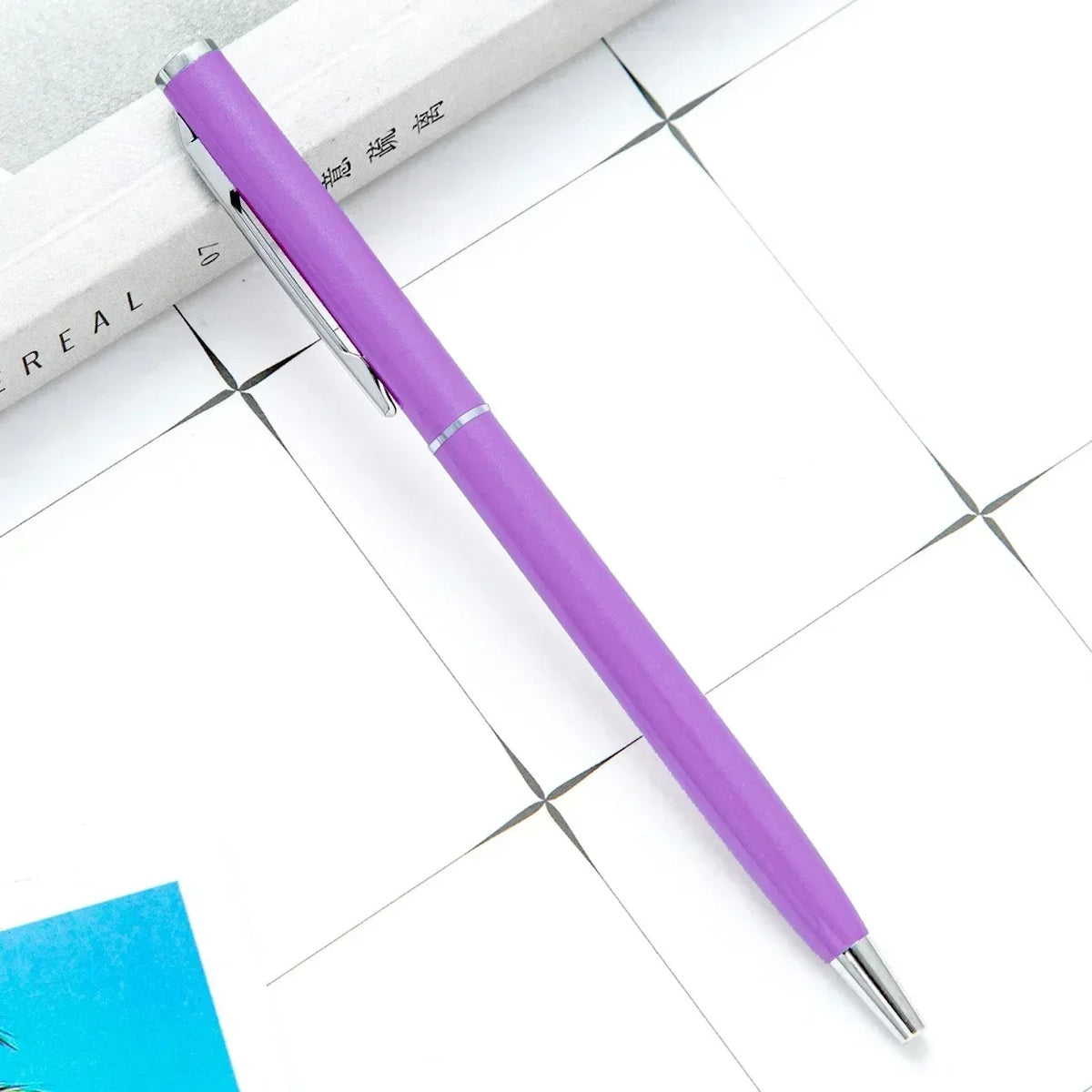 100pcs Metal Ballpoint Pens Customized Logo Gift Pens & School and Office Supplies & Exhibition Gifts & Laser Engraving