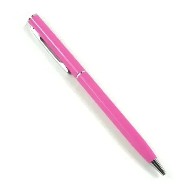 100pcs Metal Ballpoint Pens Customized Logo Gift Pens & School and Office Supplies & Exhibition Gifts & Laser Engraving