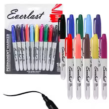 Waterproof Dual-Tip Permanent Markers Set (20 / 40 / 60 Pack)