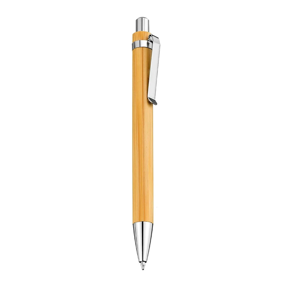 20-200PCS Customizable Bamboo Ballpoint Pens Personalized Company Business LOGO Wood Pen Ideal for School Offices Advertising