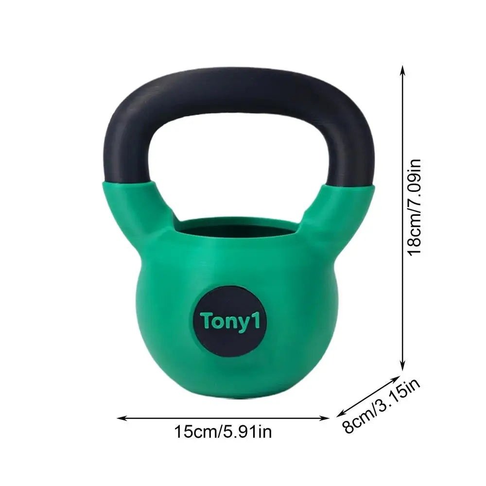 Kettlebell Pencil Holder Pen Holder Cups For Desktop Organizer Fun Desk Accessories For Women Men Adults Fitness Enthusiasts