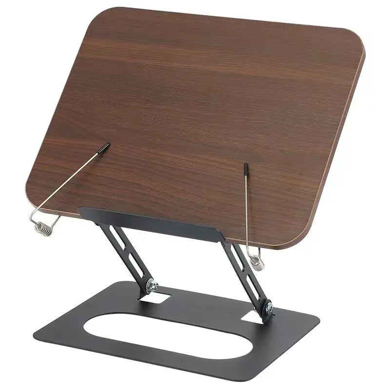 Rotating Wood Grain Reading Stand Reading Stand Children's Bookshelf Learning Multi-functional Lifting Notebook Support Stand