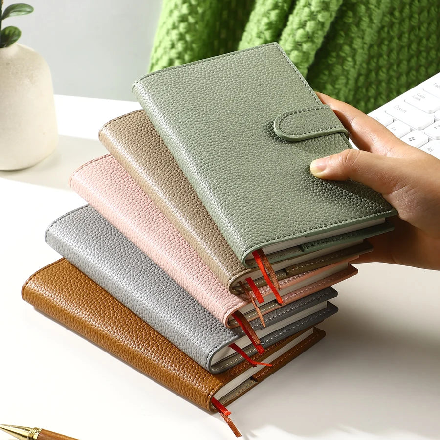 A6 Weekly Planner Notebook | Compact Leather Cover, Ideal for On - the - Go Scheduling. Keep Your Week Organized Effortlessly!