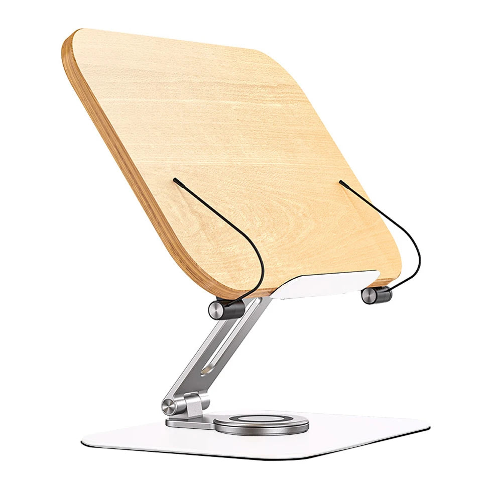 Wooden Reading Book Stand Children's Multi-functional Book Lazy Reading Bookshelf Student Desktop Height Adjustable Laptop Stand