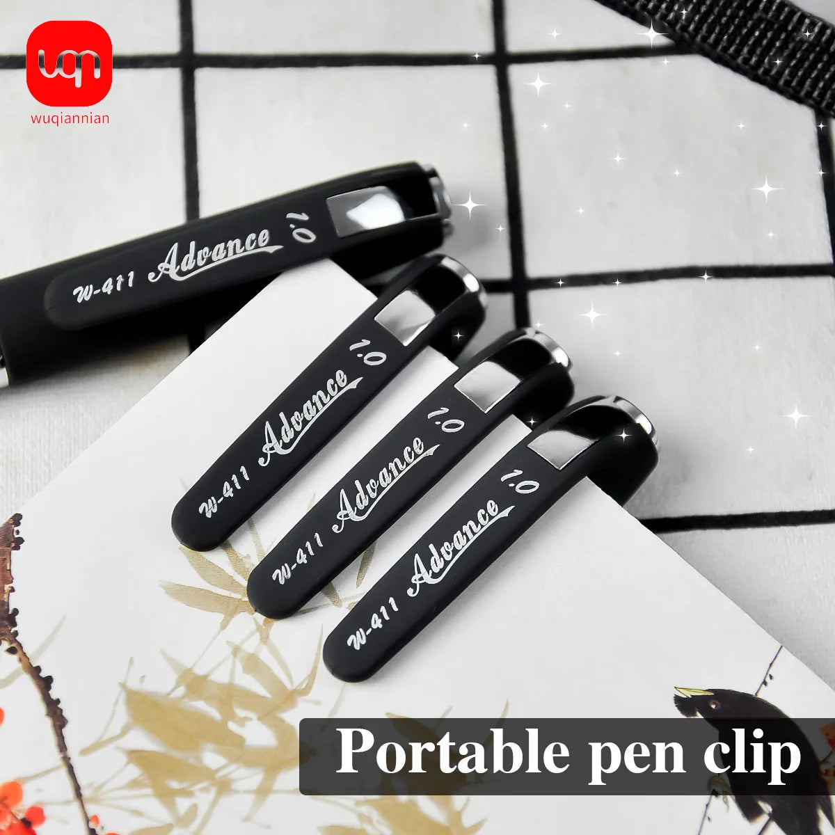 WQN-3/6/12PCS Frosted Black Gel Pen, 1.0mm Nib, Large-Capacity Black Ink,Examination-Specific Pen, Used For Writing And Office