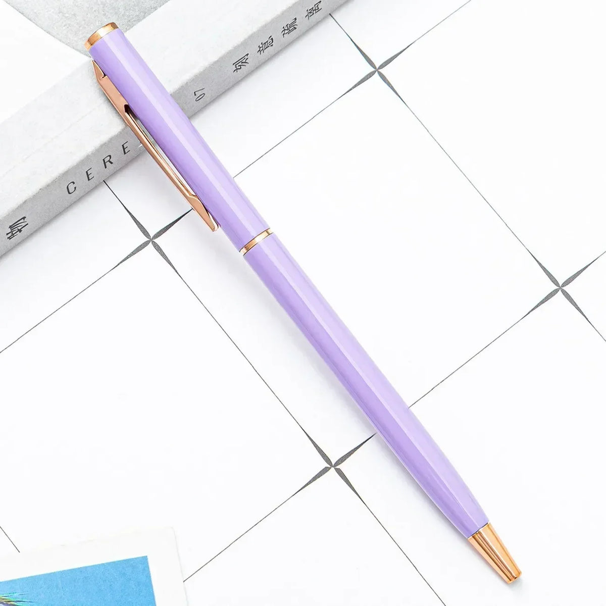 100pcs Metal Ballpoint Pens Customized Logo Gift Pens & School and Office Supplies & Exhibition Gifts & Laser Engraving