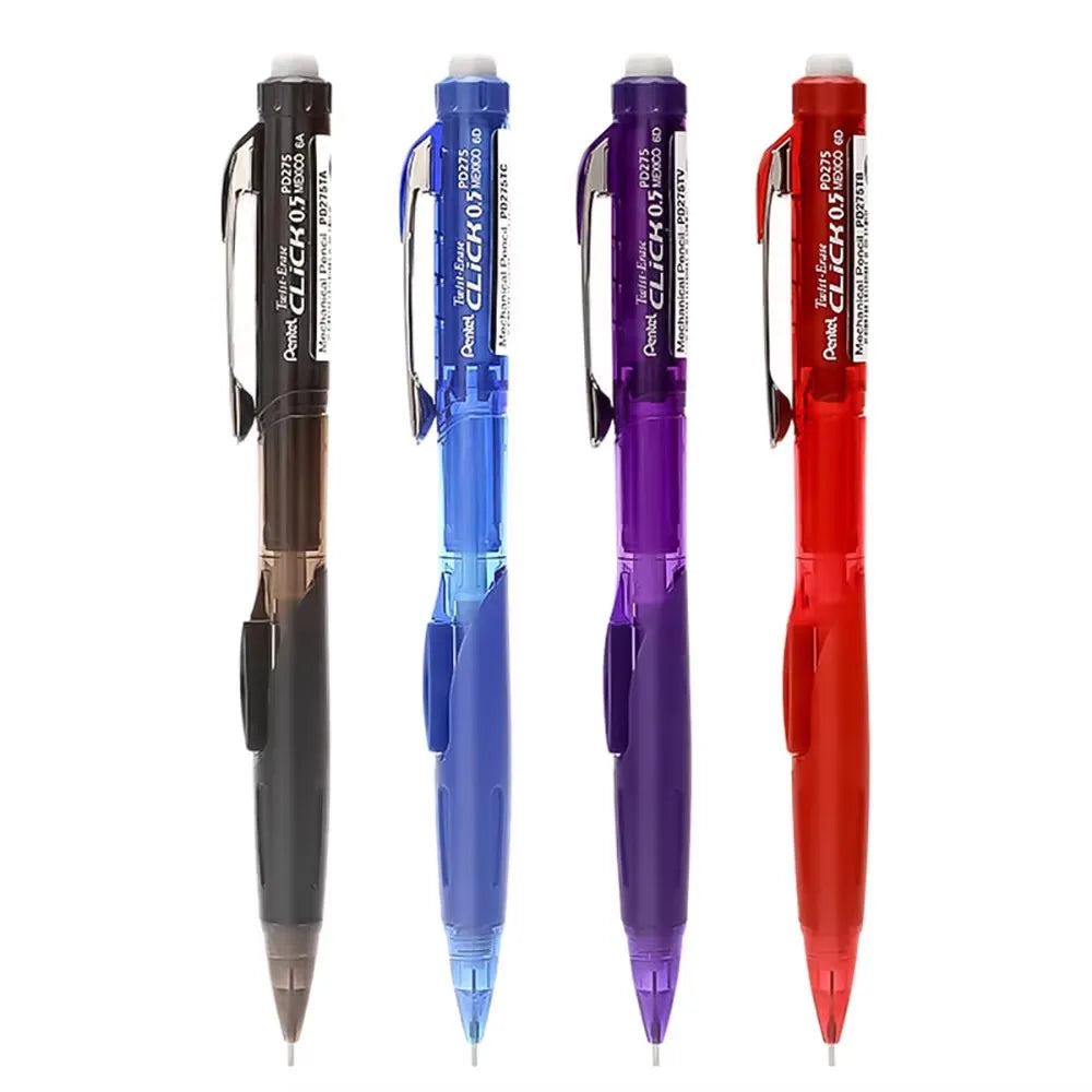 Pentel Mechanical Pencil PD275 Side Pressing Out Lead Writing Is Not Easy To Break The Core Cute School Supplies Stationery